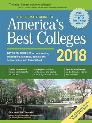 cover image of The Ultimate Guide to America's Best Colleges 2018
